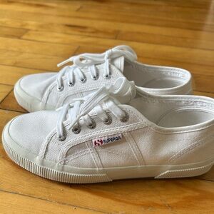 Superga Women's White Athletic Sneakers - Never Worn